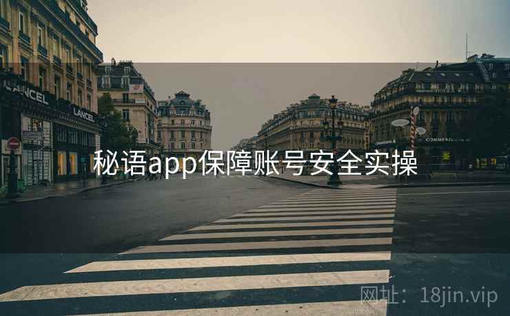 秘语app保障账号安全实操